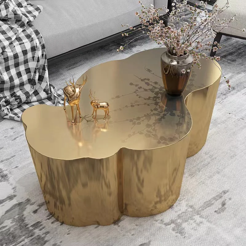 Italian light luxury modern living room home office creative stainless steel oval cloud round coffee table
Italian light luxury modern living room home office creative stainless steel oval cloud round coffee table