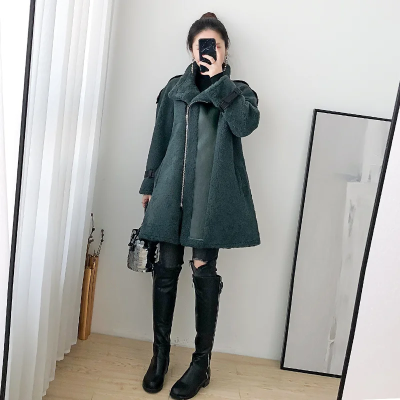 Real Sheep Shealring Fur Coat Female Winter Jacket Women 2023 Thick Warm Wool Coats Women Motorcycle Women's Jackets Casacos
Real Sheep Shealring Fur Coat Female Winter Jacket Women 2023 Thick Warm Wool Coats Women Motorcycle Women's Jackets Casacos