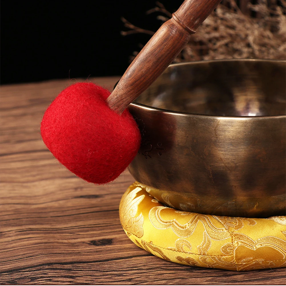 2 Pcs Singing Bowl Mallets Wool Felt Stick Lightweight Compact for Meditation Yoga Sound Bowl Parts Wooden Accessories
2 Pcs Singing Bowl Mallets Wool Felt Stick Lightweight Compact for Meditation Yoga Sound Bowl Parts Wooden Accessories
