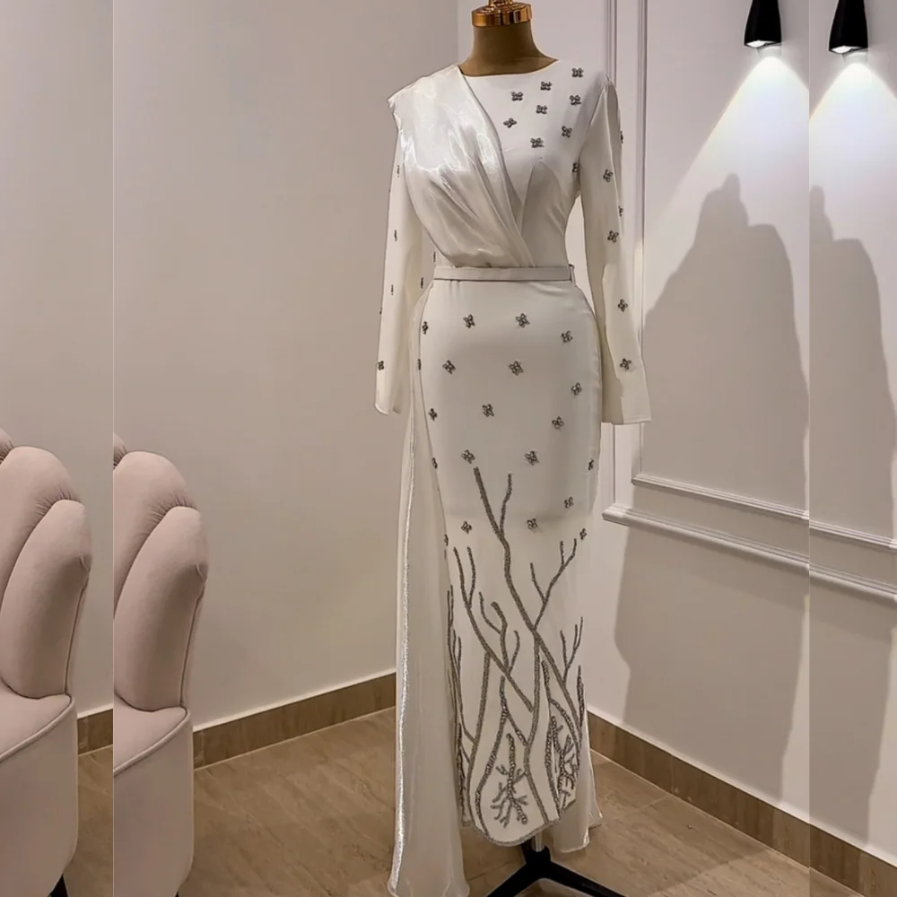 Customized Classic Exquisite Jersey Sequined Sash Straight Scoop Neck Long Dresses Bespoke Occasion Retro
Customized Classic Exquisite Jersey Sequined Sash Straight Scoop Neck Long Dresses Bespoke Occasion Retro