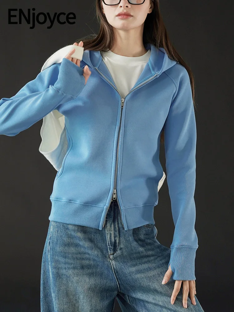 ENjoyce 2024 Spring Women Korean Fashion Hoodie Sweatshirt Y2K Streetwear Casual Loose Zip Up Cardigans Sports Coats
ENjoyce 2024 Spring Women Korean Fashion Hoodie Sweatshirt Y2K Streetwear Casual Loose Zip Up Cardigans Sports Coats