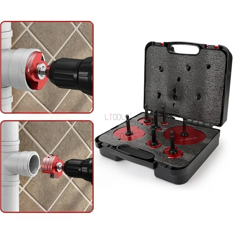 PVC Pipe Hexagonal Shank Reamer Set Bathroom Plastic Water Pipe Expander Multi-functional Pipeline Repairer Alloy Reamer Tools
PVC Pipe Hexagonal Shank Reamer Set Bathroom Plastic Water Pipe Expander Multi-functional Pipeline Repairer Alloy Reamer Tools