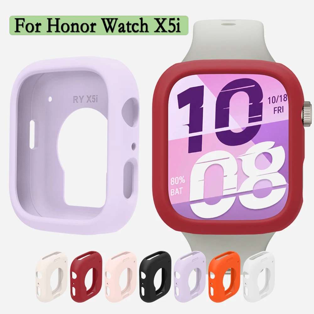 For Honor Watch X5i Case Soft and Flexible Silicone Cover Super Light Protective Frame Shell For Honor Watch X5i
For Honor Watch X5i Case Soft and Flexible Silicone Cover Super Light Protective Frame Shell For Honor Watch X5i