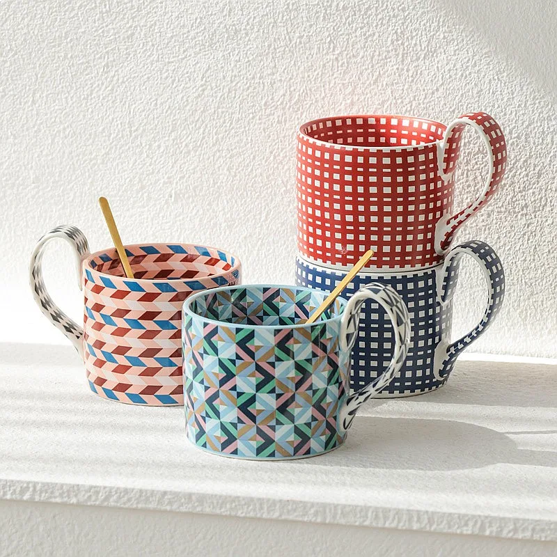 Creative Ceramic Mug Coffee Cup Home Water Cup Simple Large Capacity Drinkware Cross Border Supply Wholesale Gift Porcelain
Creative Ceramic Mug Coffee Cup Home Water Cup Simple Large Capacity Drinkware Cross Border Supply Wholesale Gift Porcelain