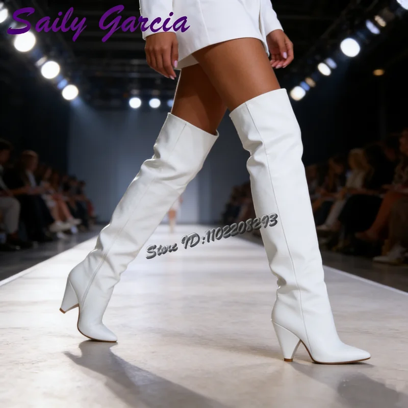Brown PU Pleated Knee High Boots Pointed Toe Slip-on Strange Style Heel Boots Autumn New Arrival Fashion Show Women Shoes 2026
Brown PU Pleated Knee High Boots Pointed Toe Slip-on Strange Style Heel Boots Autumn New Arrival Fashion Show Women Shoes 2026