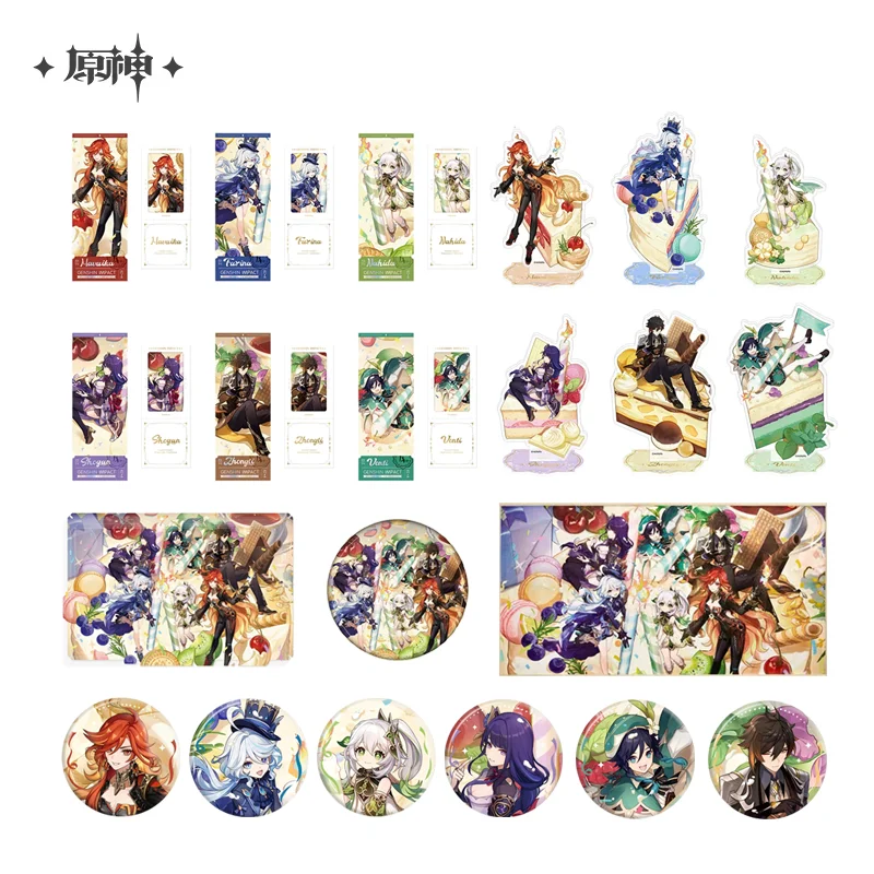 Sunsyea Genshin Impact Official Merch miHoYo Original 4rd Anniversary Series Acrylic Stand Badge Zhongli Furina Venti Shogun
Sunsyea Genshin Impact Official Merch miHoYo Original 4rd Anniversary Series Acrylic Stand Badge Zhongli Furina Venti Shogun