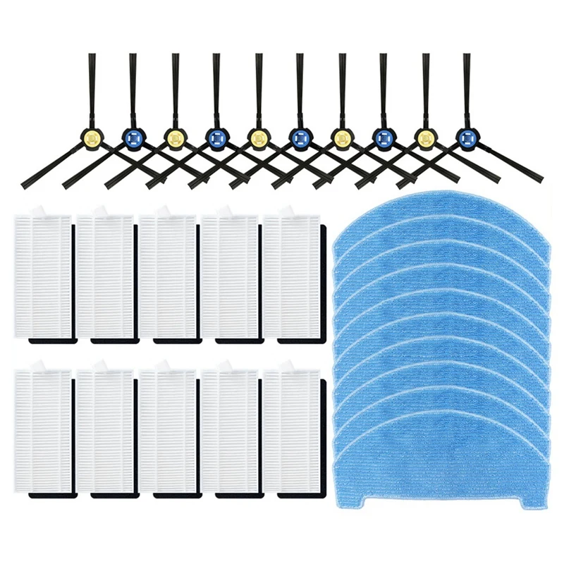 For ILIFE T20S, A20, Polaris PVCR 3600, G2 0926W, G2 0726W / G2 1226 Hepa Filter Side Brush Mop Cloth Replacement Parts
For ILIFE T20S, A20, Polaris PVCR 3600, G2 0926W, G2 0726W / G2 1226 Hepa Filter Side Brush Mop Cloth Replacement Parts