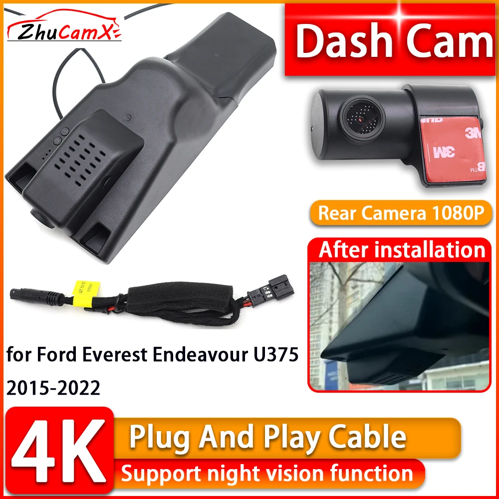 Wiifi 4K Dash Cam for Ford Everest Endeavour U375 2015-2022 DVR Front Rear Car Camera Plug and Play Video Recorder Night Vision
Wiifi 4K Dash Cam for Ford Everest Endeavour U375 2015-2022 DVR Front Rear Car Camera Plug and Play Video Recorder Night Vision