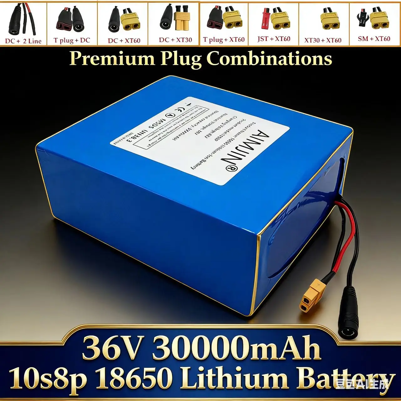 500-1500W lithium-ion battery pack 36V 30Ah 10S8P, suitable for electric scooters electric vehicles, bicycles with BMS
500-1500W lithium-ion battery pack 36V 30Ah 10S8P, suitable for electric scooters electric vehicles, bicycles with BMS