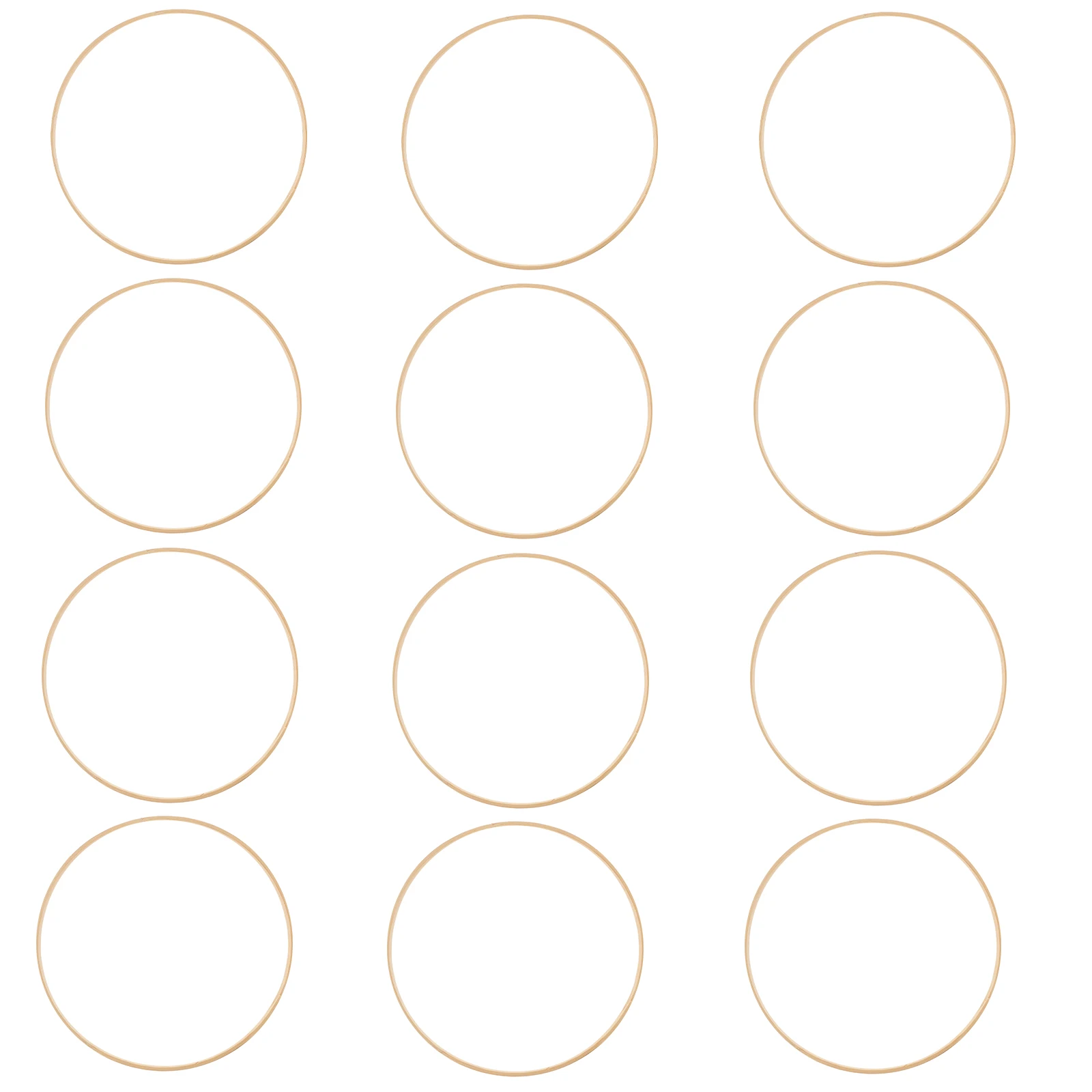 12 Pcs Dream Catcher Bamboo Ring Decor Macrame Supplies Windchime Wreath Mandalas Embroidery Frame
12 Pcs Dream Catcher Bamboo Ring Decor Macrame Supplies Windchime Wreath Mandalas Embroidery Frame
