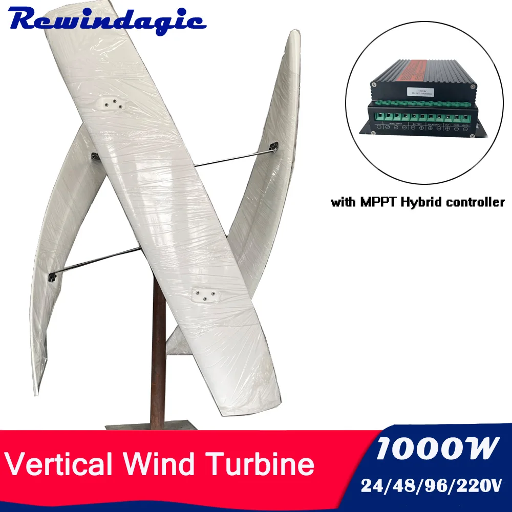 Vertical Wind Turbine 1000W 1500W 2000W Wind Generator Permanent Magnetic Levitation 24V 48V With MPPT Hybrid Controlle
Vertical Wind Turbine 1000W 1500W 2000W Wind Generator Permanent Magnetic Levitation 24V 48V With MPPT Hybrid Controlle