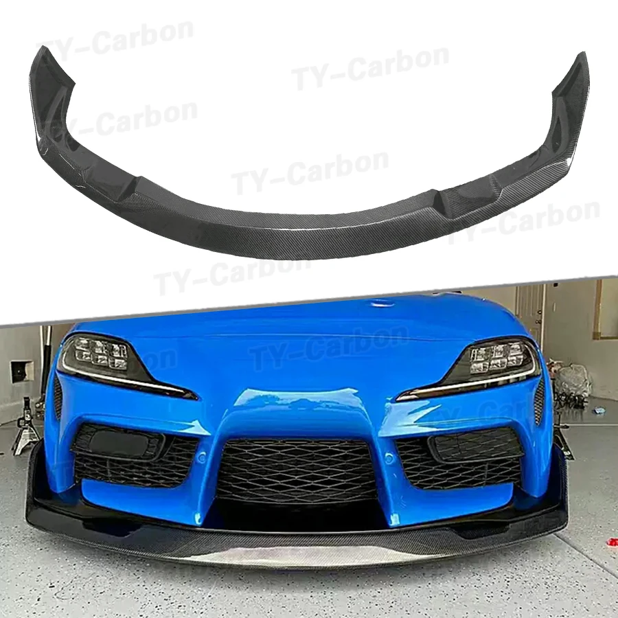 Real Carbon Fiber AG Car Front Bumper Lip Spoiler Splitters Bumper Guard for Toyota Supra GR A90 MK5 Coupe 2019-2024 Bodykits
Real Carbon Fiber AG Car Front Bumper Lip Spoiler Splitters Bumper Guard for Toyota Supra GR A90 MK5 Coupe 2019-2024 Bodykits