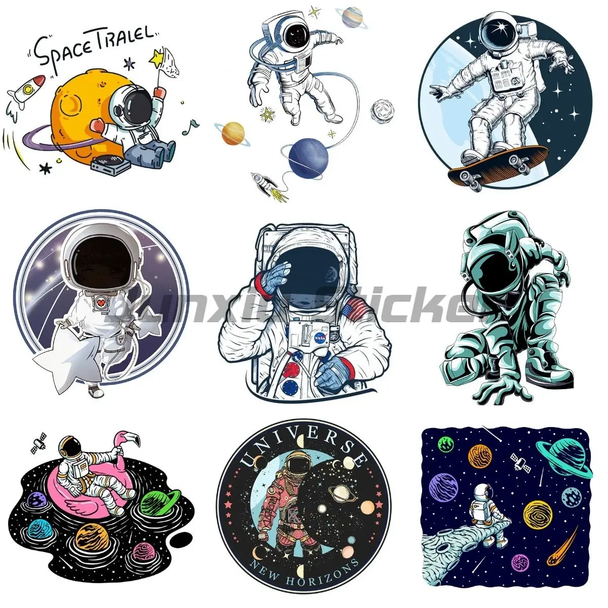 Space Astronaut Decals personalized art Wall Sticker Laptop Stickers Accessories Motorcycle Decals for Helmet Sticker Custom
Space Astronaut Decals personalized art Wall Sticker Laptop Stickers Accessories Motorcycle Decals for Helmet Sticker Custom