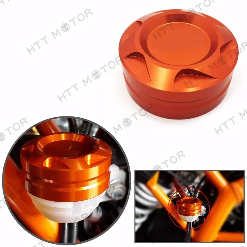 Motorcycle CNC Rear Brake Fluid Reservoir Cover Cap for KTM DUKE 125/200/390 Orange Aluminum
Motorcycle CNC Rear Brake Fluid Reservoir Cover Cap for KTM DUKE 125/200/390 Orange Aluminum