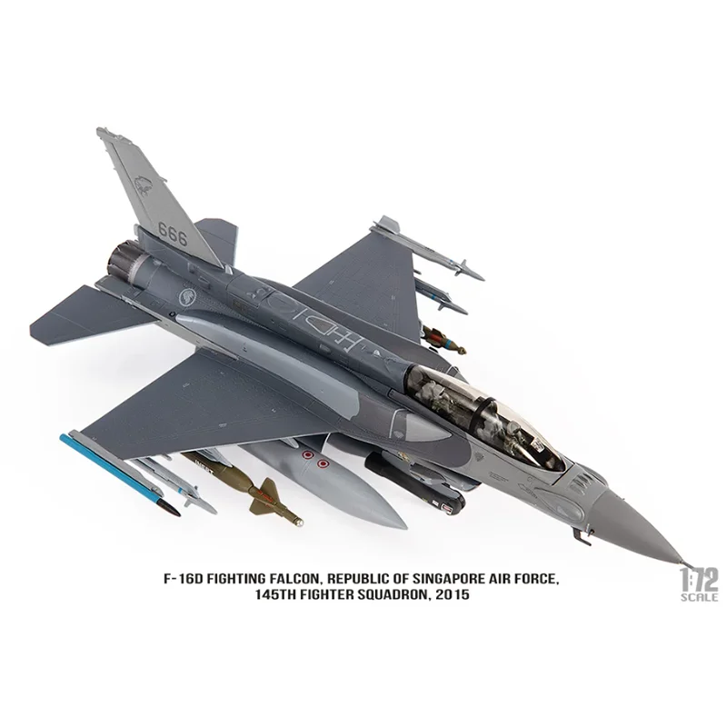 JC WINGS 1/72 Scale Singapore Air Force F-16D F16 Fighter Aircraft Model Of The 145th Squadron Alloy Model Collection Decoration
JC WINGS 1/72 Scale Singapore Air Force F-16D F16 Fighter Aircraft Model Of The 145th Squadron Alloy Model Collection Decoration