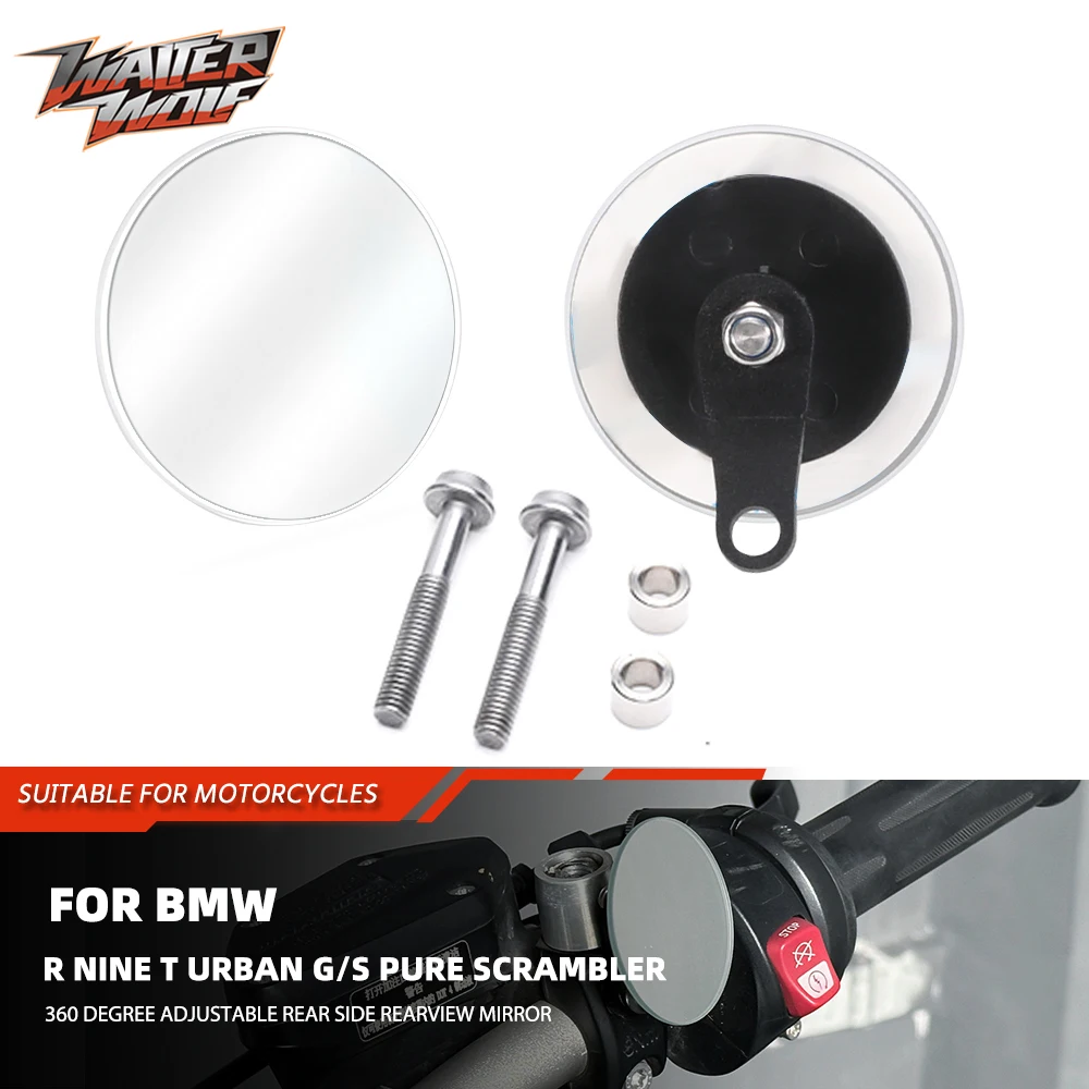 Motorycle Rearview Mirror For BMW R Nine T Urban G/S Pure Scrambler Adjustable Rotate Wide-Angle Handlebar Rear View Accessories
Motorycle Rearview Mirror For BMW R Nine T Urban G/S Pure Scrambler Adjustable Rotate Wide-Angle Handlebar Rear View Accessories