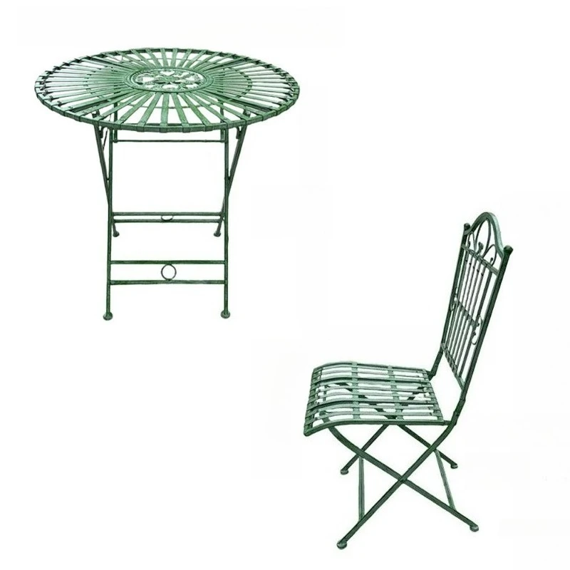 American retro, outdoor garden wrought iron old table and chair set, outdoor courtyard barbecue table
American retro, outdoor garden wrought iron old table and chair set, outdoor courtyard barbecue table