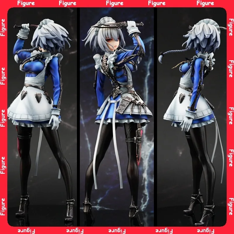 23cm Anime Touhou Project Izayoi Sakuya 1/7 Scale Action Figure Figure PVC Model Toys Desktop Ornaments Collectible Doll Gifts
23cm Anime Touhou Project Izayoi Sakuya 1/7 Scale Action Figure Figure PVC Model Toys Desktop Ornaments Collectible Doll Gifts