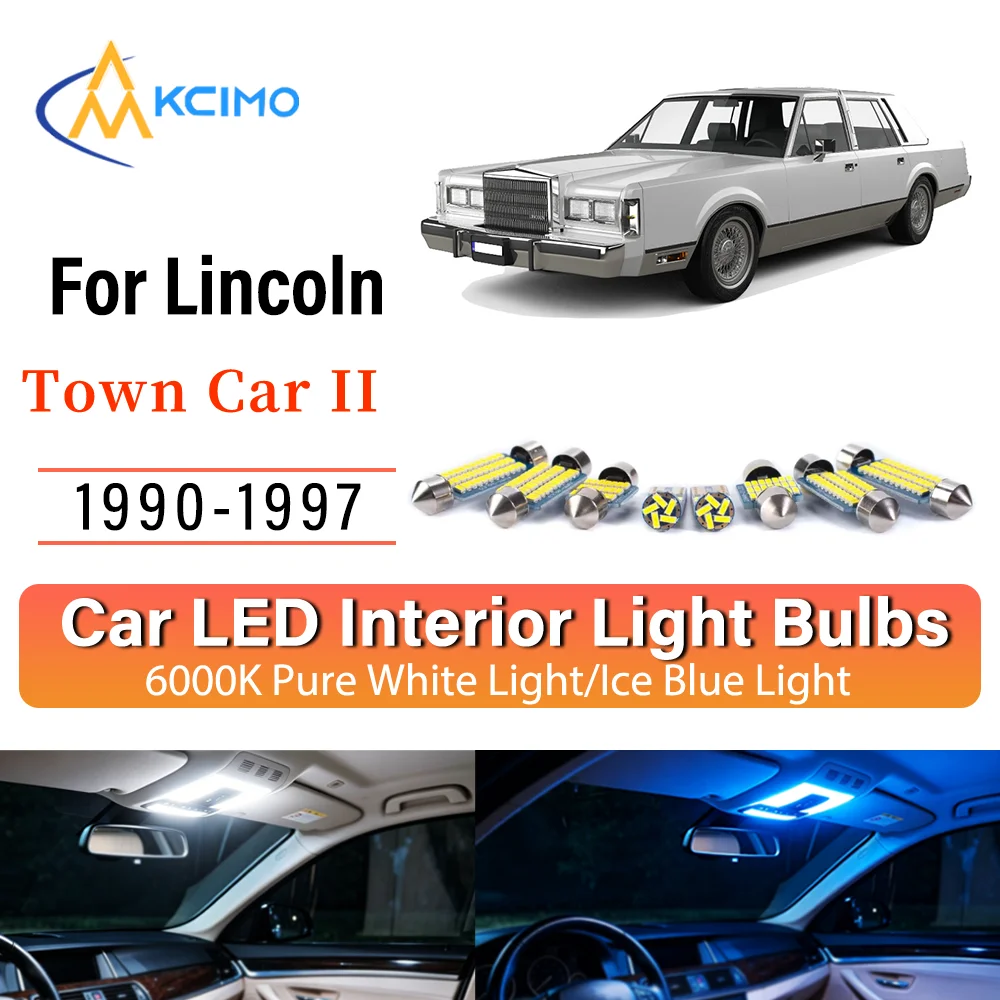 Interior Lighting Kit For Lincoln Town Car II 1990-1997 LED Bulbs for Dome Map Door Trunk License Plate Light
Interior Lighting Kit For Lincoln Town Car II 1990-1997 LED Bulbs for Dome Map Door Trunk License Plate Light