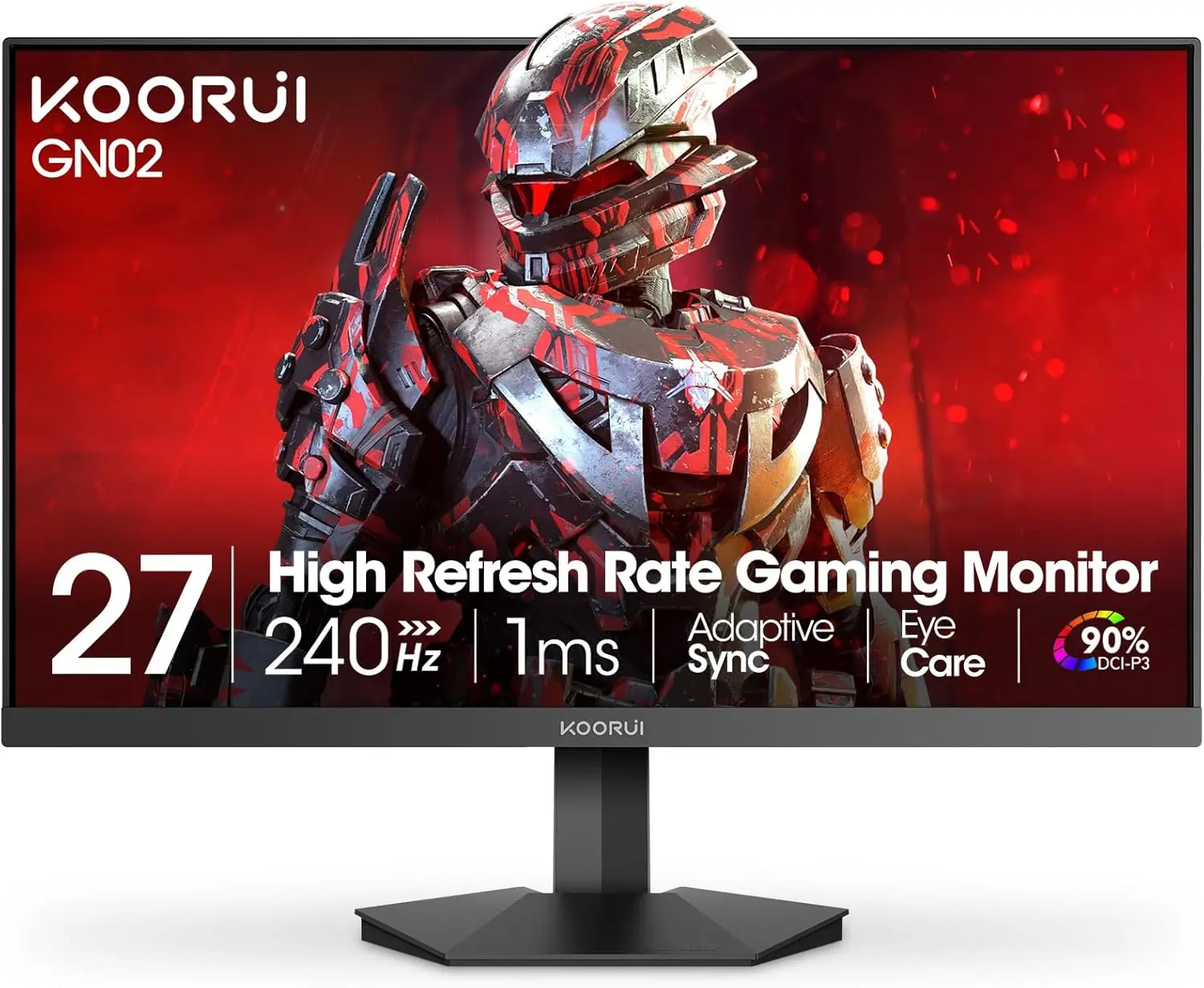 27-дюймовый игровой монитор, 240 Гц, 1 мс, FHD 1080p, Adaptive Sync, HDMI/DP для Xbox, PS5, Switch
27-дюймовый игровой монитор, 240 Гц, 1 мс, FHD 1080p, Adaptive Sync, HDMI/DP для Xbox, PS5, Switch