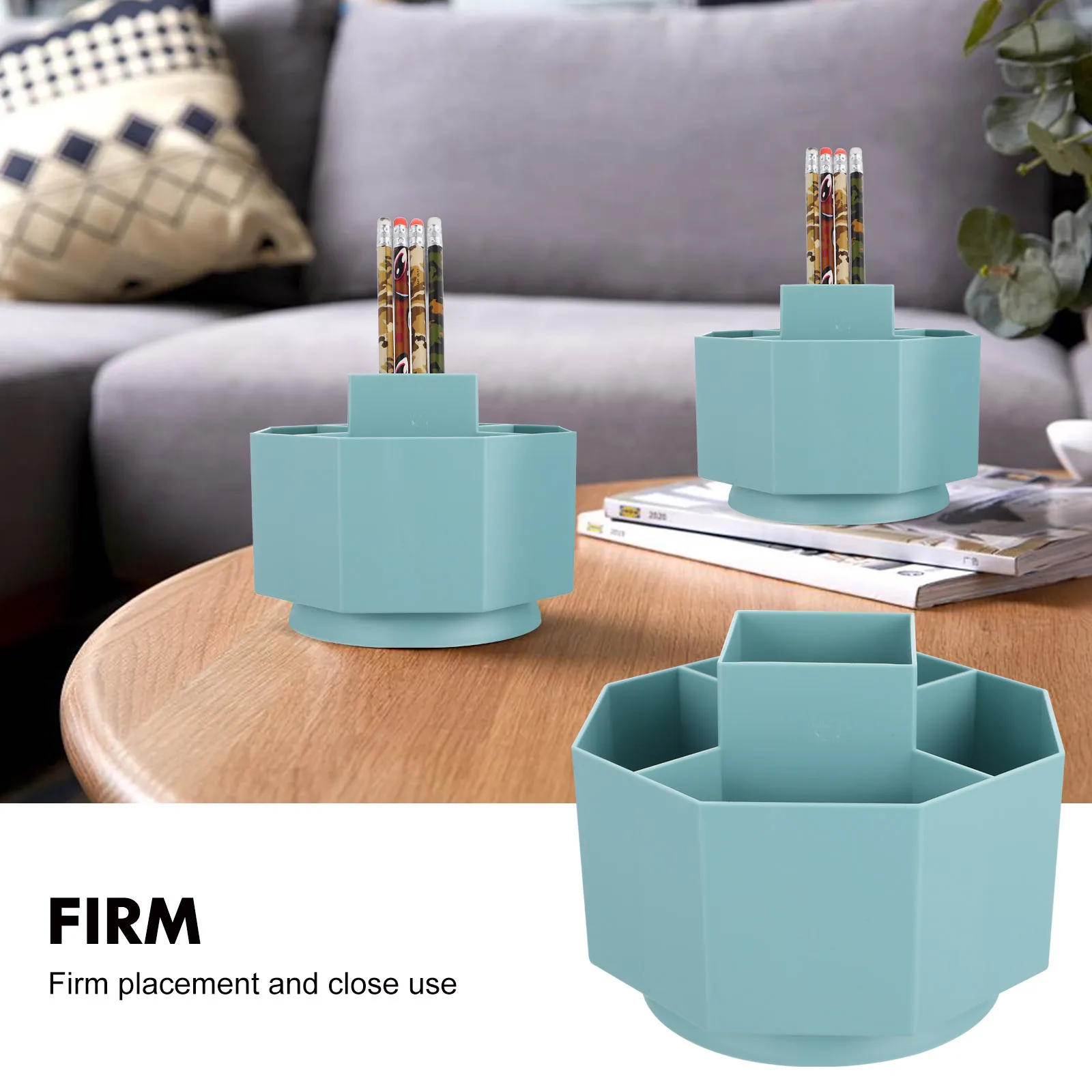 Desktop Rotating Stationery Organizers Creative Design Pen Holder Sturdy Lightweight Organizer for Pens Rulers Makeup Small
Desktop Rotating Stationery Organizers Creative Design Pen Holder Sturdy Lightweight Organizer for Pens Rulers Makeup Small