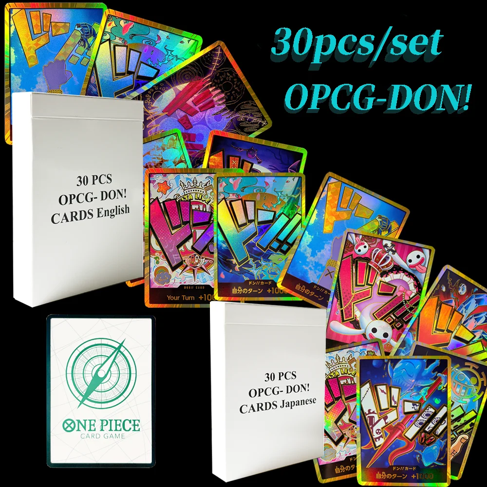 30Pcs/set One Piece OPCG Cards Japanese/English Version PRB 01 Don! Queen GOLD SUPER PARALLEL FOIL NM Refraction Flash Game Card
30Pcs/set One Piece OPCG Cards Japanese/English Version PRB 01 Don! Queen GOLD SUPER PARALLEL FOIL NM Refraction Flash Game Card