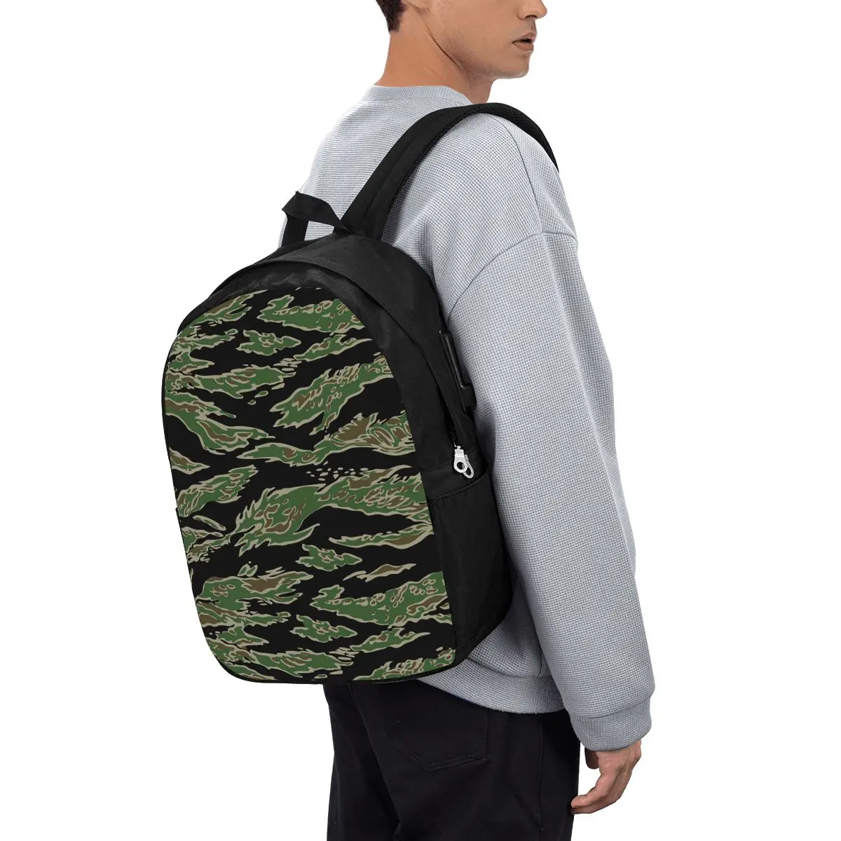 Tiger Stripe Camouflage Military Camo Backpack Travel Notebook Bag Computer College Student School Bag Laptop Shoulder Bags
Tiger Stripe Camouflage Military Camo Backpack Travel Notebook Bag Computer College Student School Bag Laptop Shoulder Bags