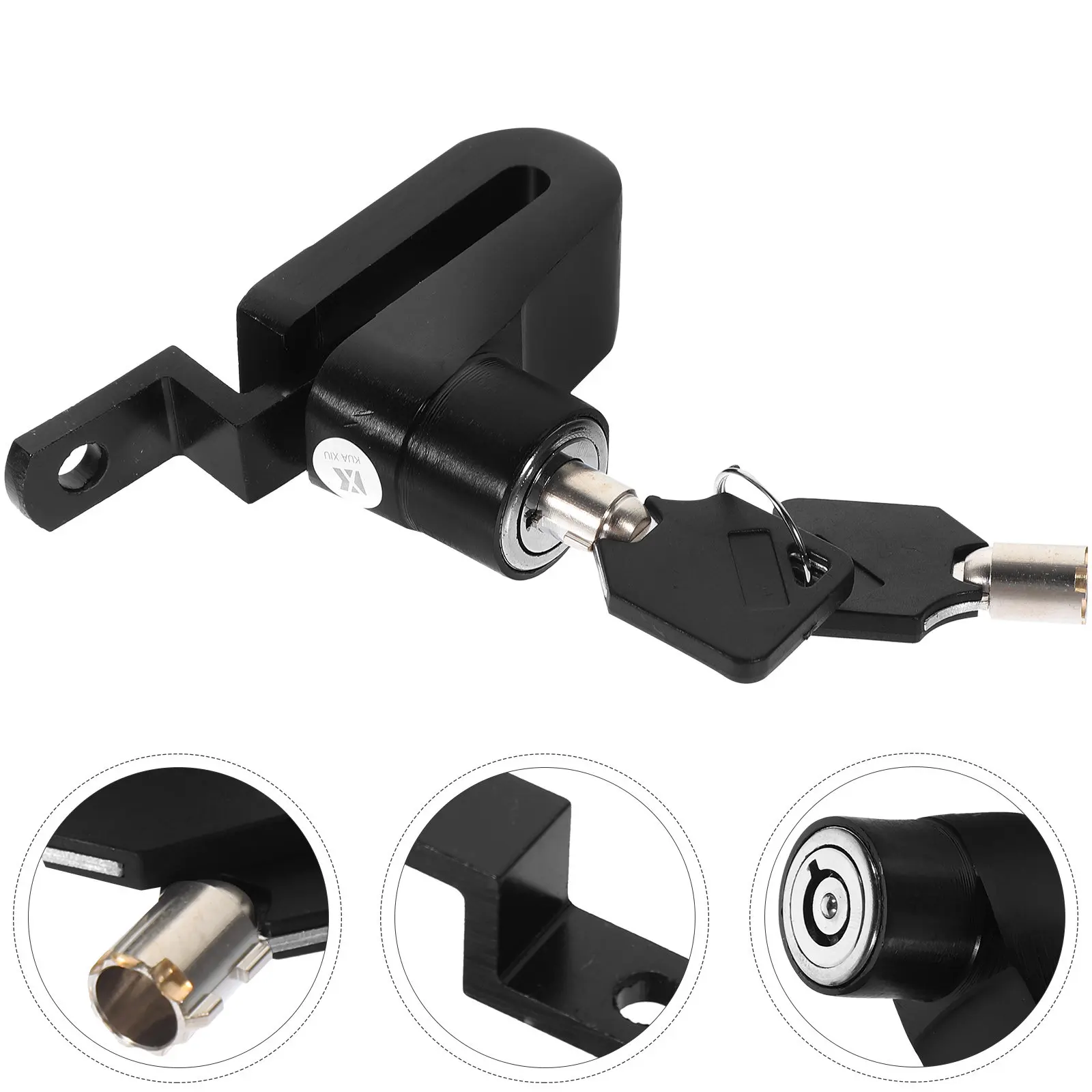 1Set Heavy Duty Disc Brake Lock for Motorcycle Bicycle Electric Scooter High Temp Resistant Iron Copper Material Portable Anti
1Set Heavy Duty Disc Brake Lock for Motorcycle Bicycle Electric Scooter High Temp Resistant Iron Copper Material Portable Anti