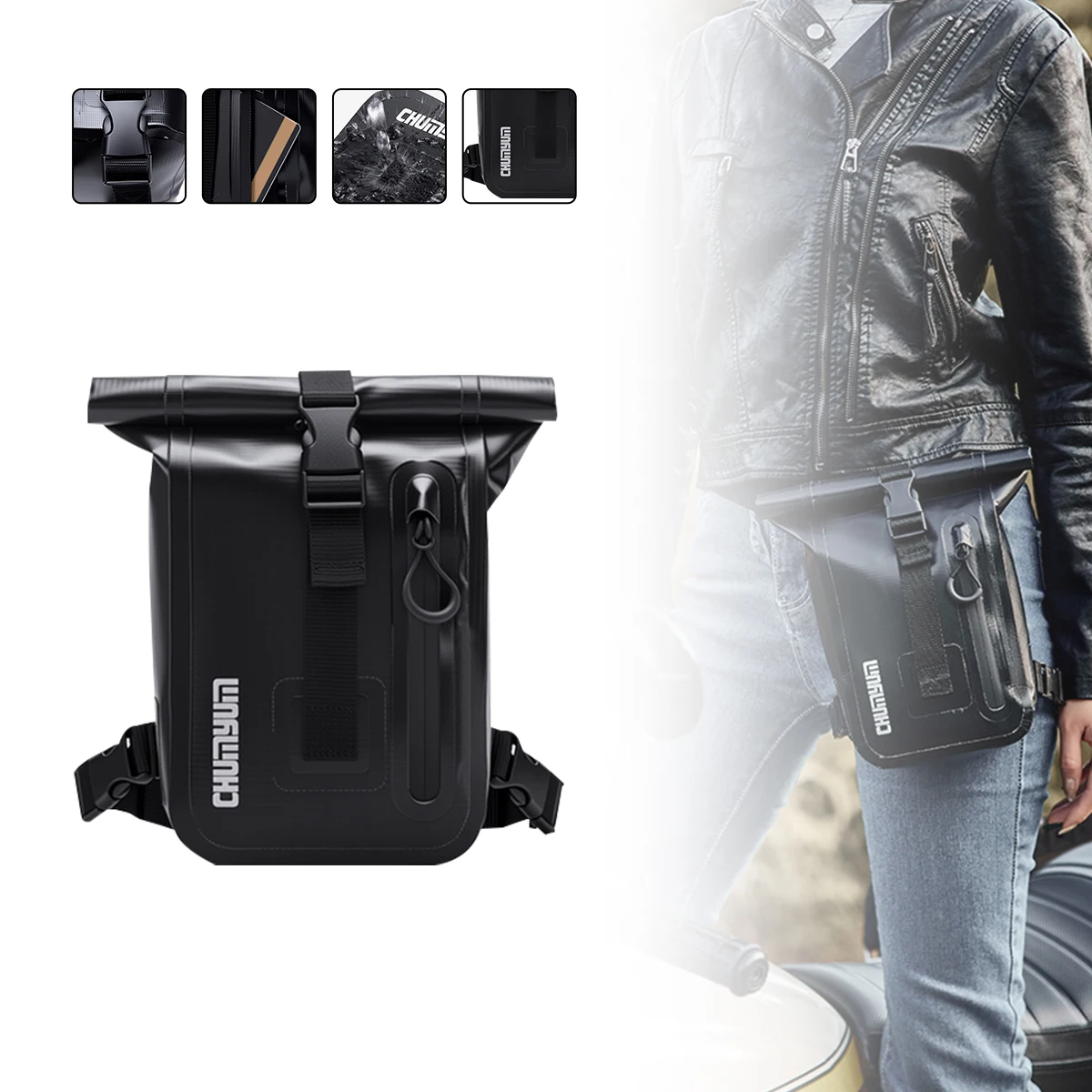 Мотоциклетная поясная сумка для ног, пояс на бедро, водонепроницаемая тактическая дорожная сумка для езды на велосипеде, поясная сумка, мото дорожная сумка 
Мотоциклетная поясная сумка для ног, пояс на бедро, водонепроницаемая тактическая дорожная сумка для езды на велосипеде, поясная сумка, мото дорожная сумка