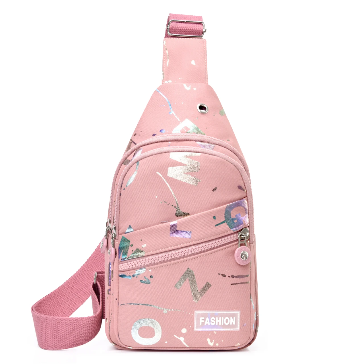 Spotted pattern chest bag leisure sports Oxford cloth multi-pocket shoulder bag suitable for going out and daily commuting use
Spotted pattern chest bag leisure sports Oxford cloth multi-pocket shoulder bag suitable for going out and daily commuting use