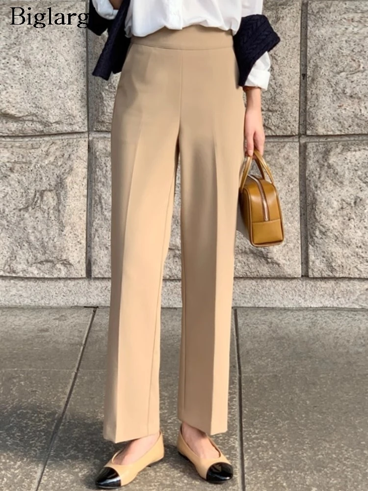 High Waist Summer Long Straight Pant Women Office Fashion Slim Ladies Trousers Korean Style Pleated Woman Blazer Suit Pants
High Waist Summer Long Straight Pant Women Office Fashion Slim Ladies Trousers Korean Style Pleated Woman Blazer Suit Pants