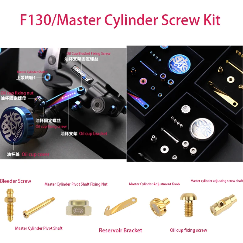 1 Pcs Master Cylinder Screws Kit Titanium Alloy Screw Compatible With Car Power House F130 Accessory Pump Bracket For Motorcycle
1 Pcs Master Cylinder Screws Kit Titanium Alloy Screw Compatible With Car Power House F130 Accessory Pump Bracket For Motorcycle