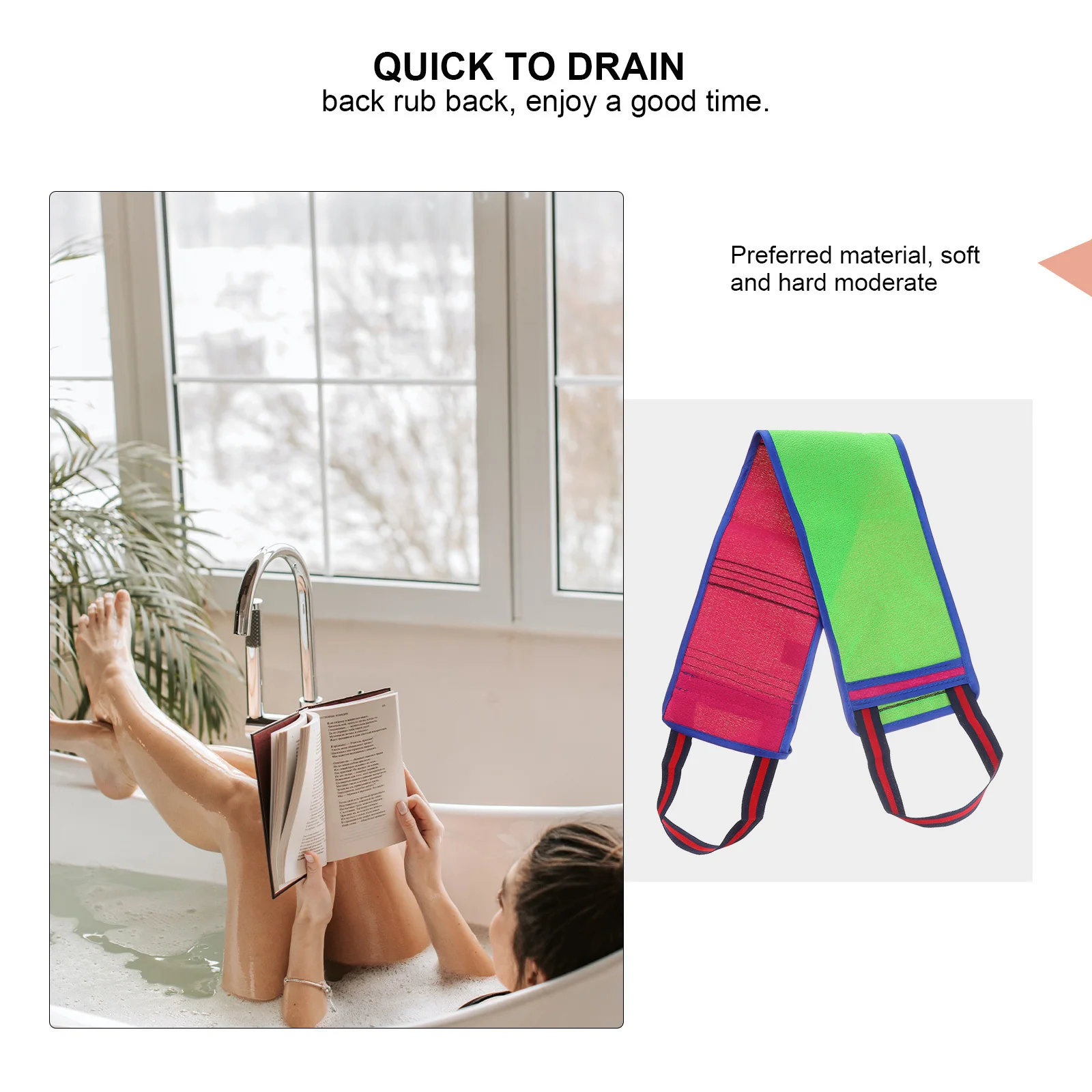 2pcs Durable Long Bathing Towel Deep Scrubbing Body Cleaning Wipe Exfoliating Shower Towel For Back Massage Skin
2pcs Durable Long Bathing Towel Deep Scrubbing Body Cleaning Wipe Exfoliating Shower Towel For Back Massage Skin