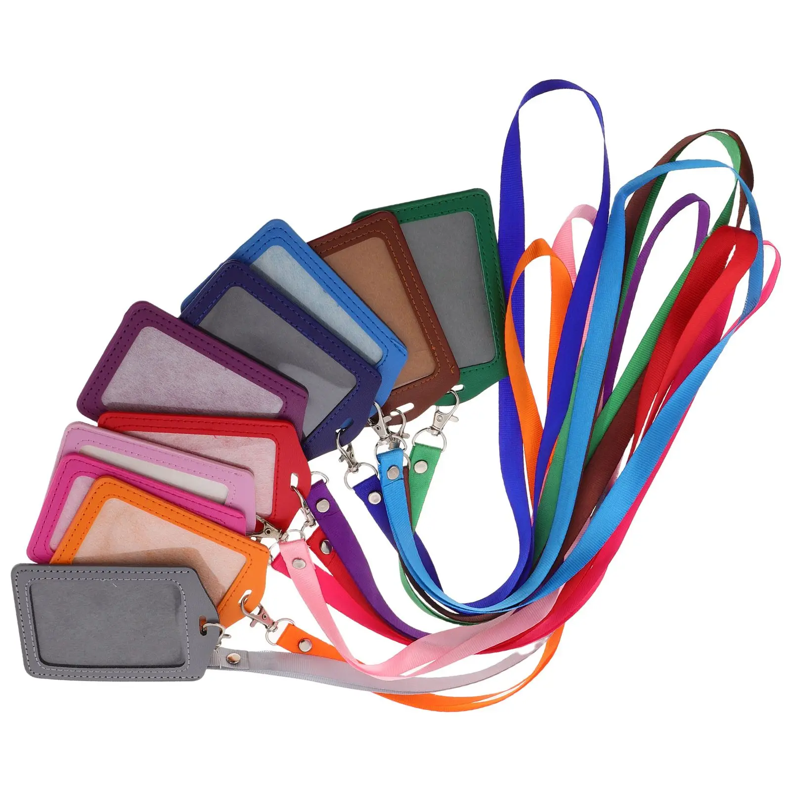 10pcs Metal Buckle Lanyard Polyester Name Badge Holders Clear Display ID Cards Protectors Work Multiperson Use Phone
10pcs Metal Buckle Lanyard Polyester Name Badge Holders Clear Display ID Cards Protectors Work Multiperson Use Phone