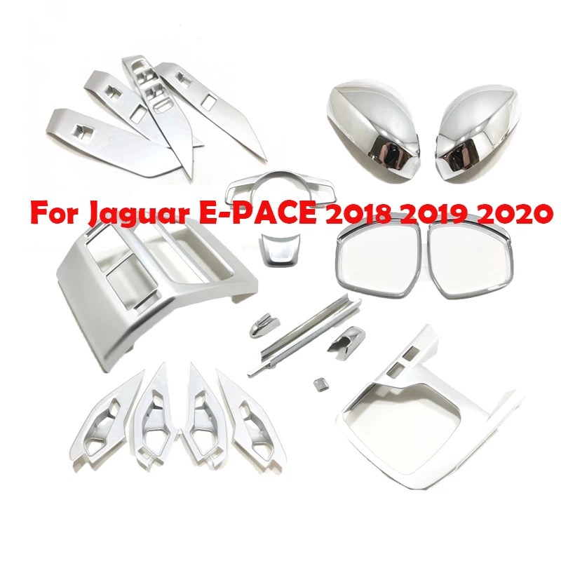 LHD For Jaguar E-pace 2018 - 2020 Car Interior Accessories door handle bowl window rise switch gear shift panle rearview cover
LHD For Jaguar E-pace 2018 - 2020 Car Interior Accessories door handle bowl window rise switch gear shift panle rearview cover