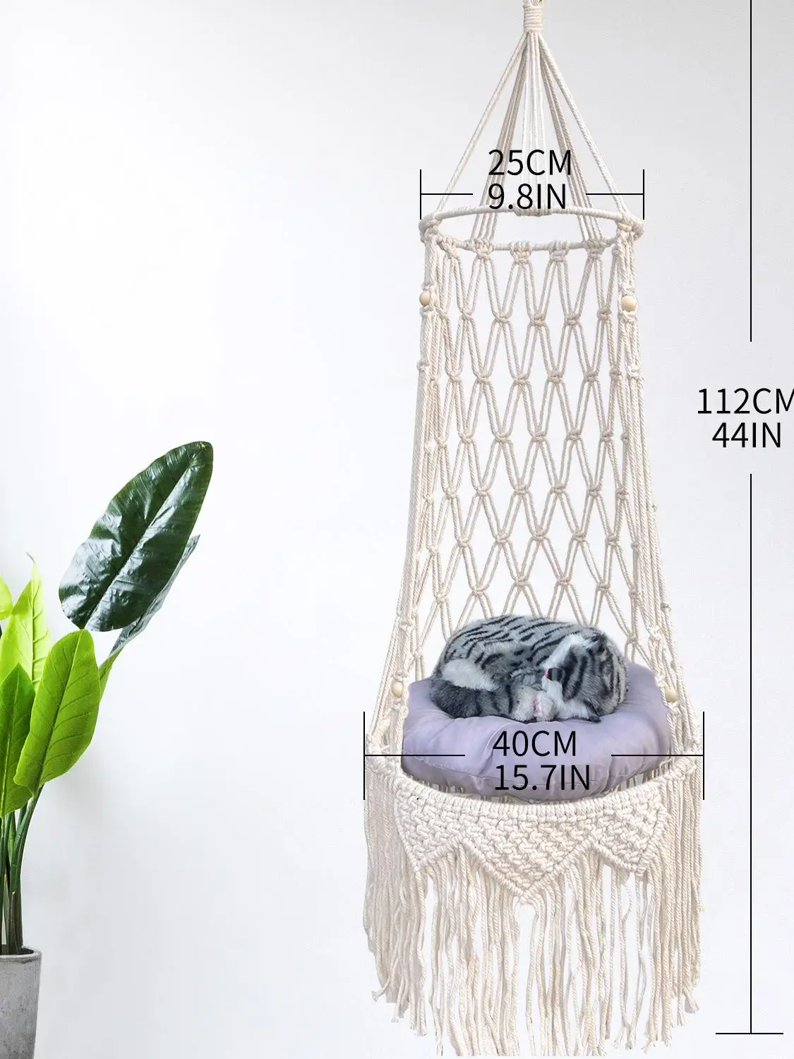 Handwoven n Hammo Pet Net ket Swinging Basket Hanging House Bed for Small Medium Dogs Functional Scene
Handwoven n Hammo Pet Net ket Swinging Basket Hanging House Bed for Small Medium Dogs Functional Scene