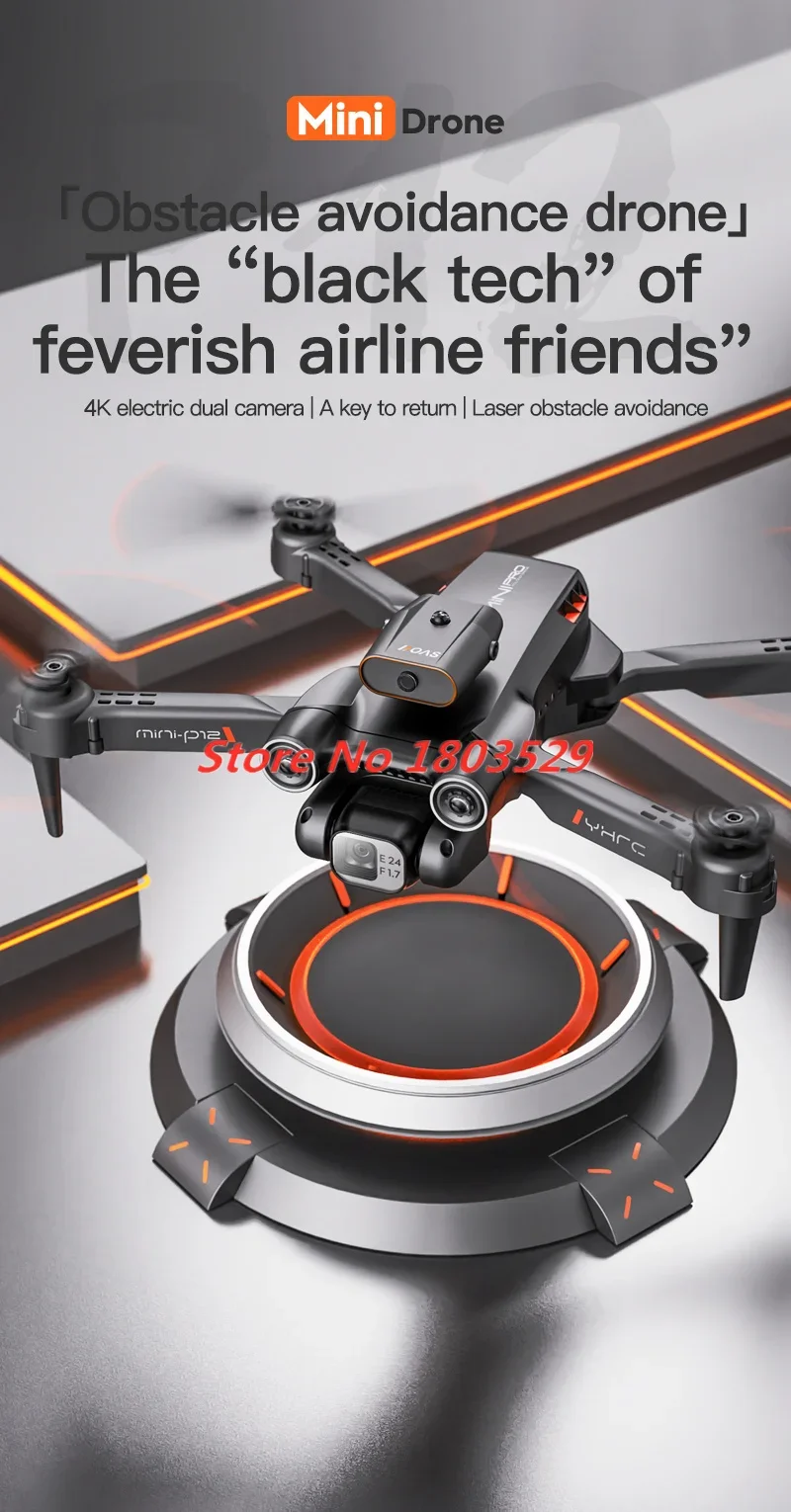 Профессиональный мини-дрон с функцией обхода препятствий, 4K, двойная камера, оптическая локализация, складной квадрокоптер, радиоуправляемая игрушка для мальчиков, подарок
Профессиональный мини-дрон с функцией обхода препятствий, 4K, двойная камера, оптическая локализация, складной квадрокоптер, радиоуправляемая игрушка для мальчиков, подарок