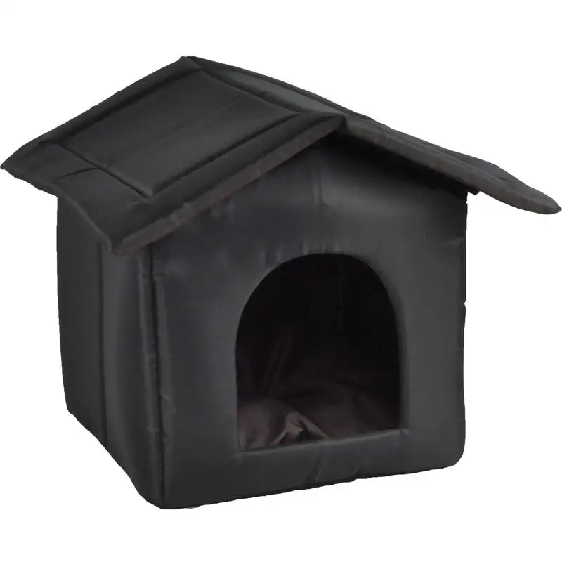 Outdoor Cat House With Waterproof Canvas Roof Thickened Cold-Proof Nest Furrybaby Cat Houses Winter Warm Cat Bed Deep Sleep
Outdoor Cat House With Waterproof Canvas Roof Thickened Cold-Proof Nest Furrybaby Cat Houses Winter Warm Cat Bed Deep Sleep