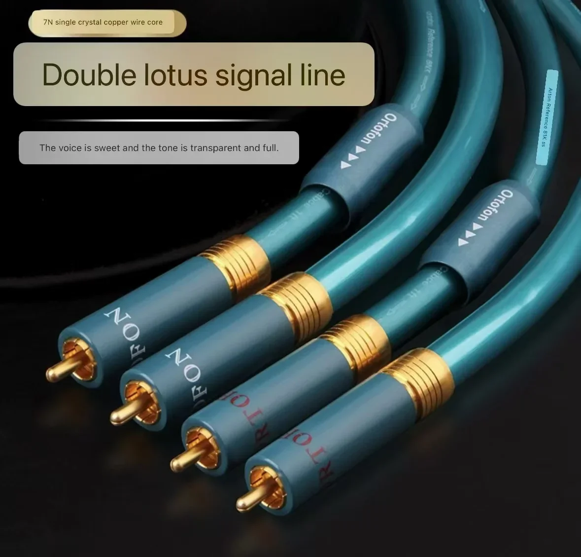 Ortofon 1 paar 8n verzilverde однокристаллический копыр RCA сег RCA балансир Lotus signaal булочка аудиокабель
Ortofon 1 paar 8n verzilverde однокристаллический копыр RCA сег RCA балансир Lotus signaal булочка аудиокабель