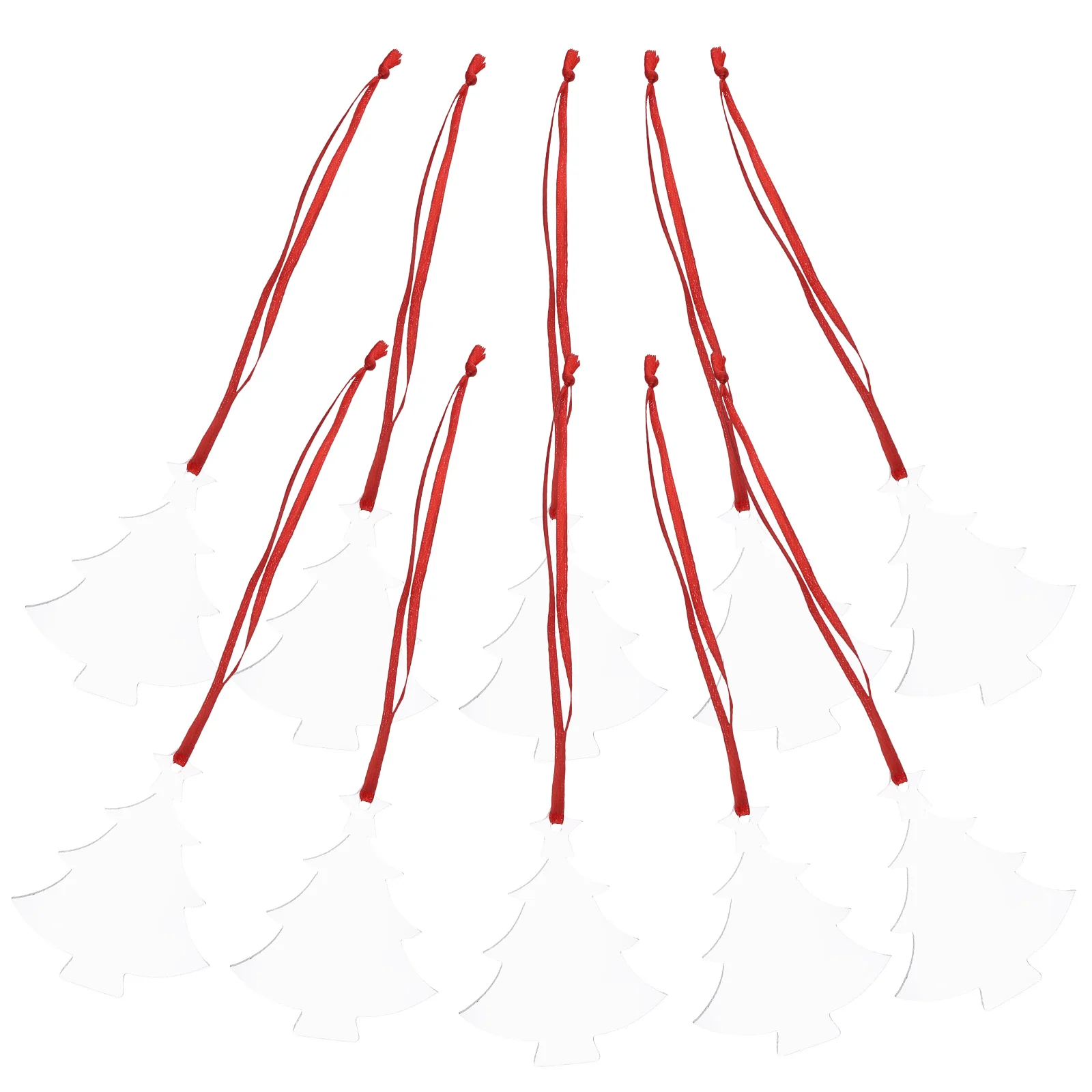 10 Pcs Christmas Tree Pendant Clear Ornaments Balls Hanging Decorations Blank for Crafting Diy Decorate
10 Pcs Christmas Tree Pendant Clear Ornaments Balls Hanging Decorations Blank for Crafting Diy Decorate