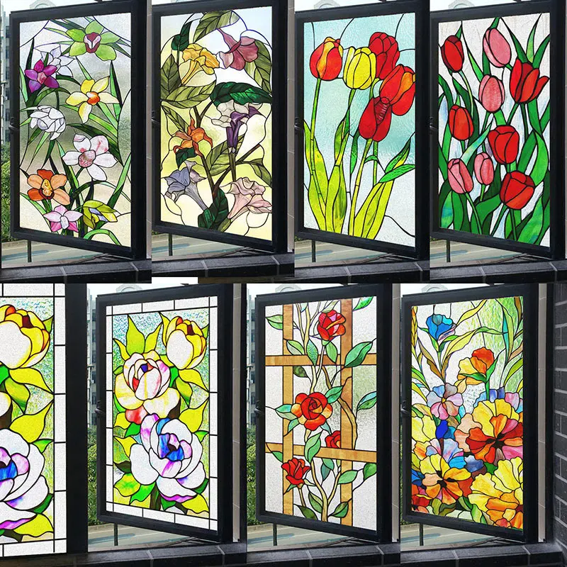 Retro Glass Film Electrostatic Frosted Self-adhesive Without Adhesive Window Film Stained Glass Window Sticker Decorative DIY
Retro Glass Film Electrostatic Frosted Self-adhesive Without Adhesive Window Film Stained Glass Window Sticker Decorative DIY