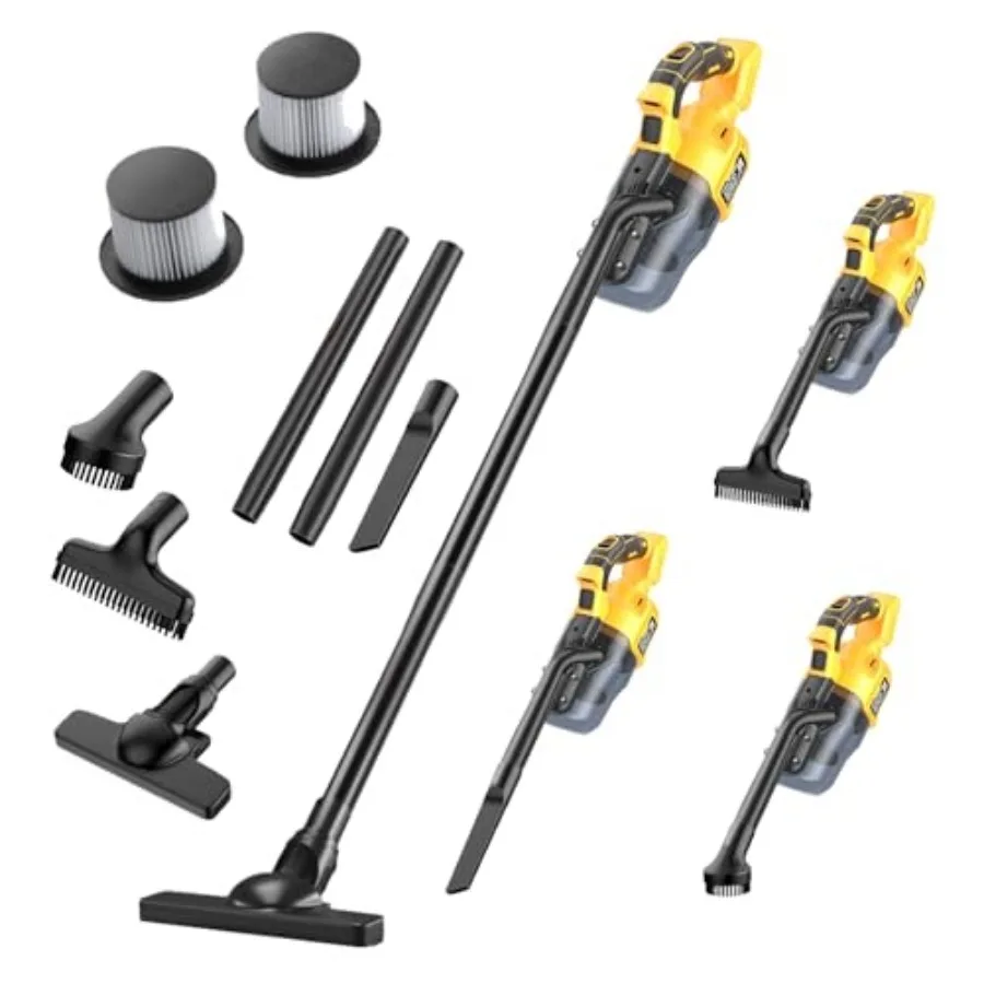 Cordless Vacuum Cleaner for Dewalt 20V Battery, 500W Handheld Vacuum Cleaner with Washable Filter, Portable Stick Vacuum for Fl
Cordless Vacuum Cleaner for Dewalt 20V Battery, 500W Handheld Vacuum Cleaner with Washable Filter, Portable Stick Vacuum for Fl