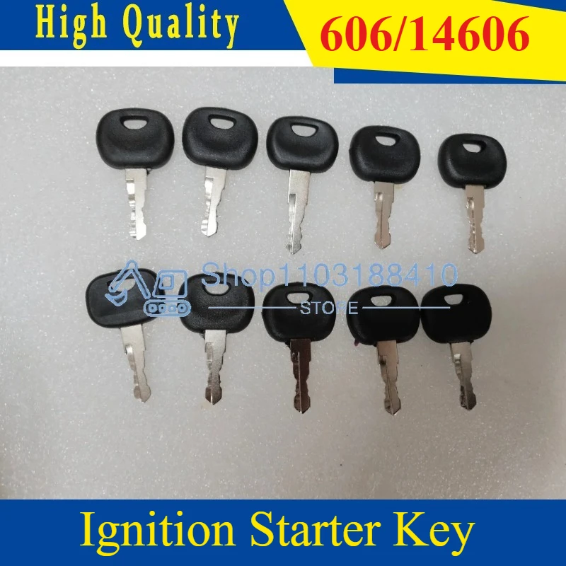 10 шт. 606 ключ стартера зажигания 606/14606 для Liebherr и JohnDeere тяжелого оборудования грузовик-погрузчик строительные машины ключи 
10 шт. 606 ключ стартера зажигания 606/14606 для Liebherr и JohnDeere тяжелого оборудования грузовик-погрузчик строительные машины ключи