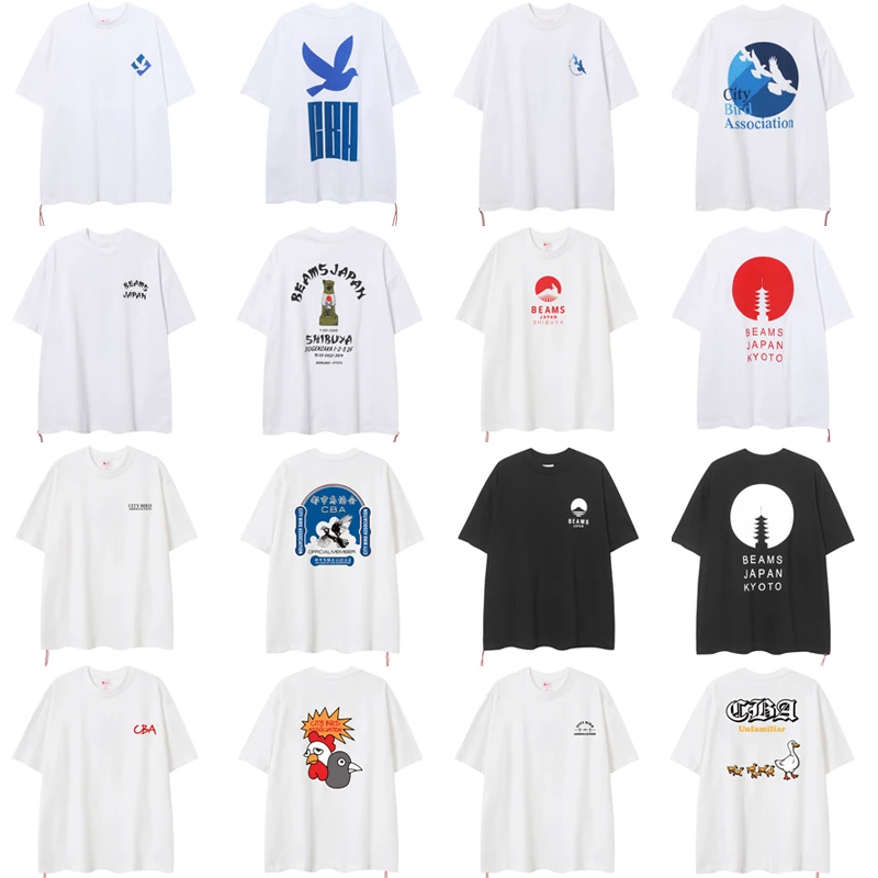 Cotton T-shirt Beams Short Sleeve 2025 Summer Japan Style New Niche Trend Brand BEAMS Top Tee Men's Women's Clothing
Cotton T-shirt Beams Short Sleeve 2025 Summer Japan Style New Niche Trend Brand BEAMS Top Tee Men's Women's Clothing