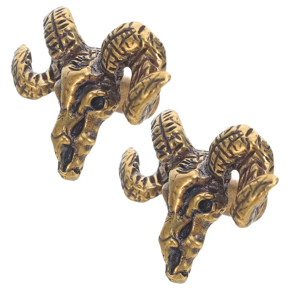 2Pcs Brass Door Handles Goat Head Vintage Style Cabinet Knobs Decorative Animal Shape Drawer Pulls Unique Furniture Hardware
2Pcs Brass Door Handles Goat Head Vintage Style Cabinet Knobs Decorative Animal Shape Drawer Pulls Unique Furniture Hardware
