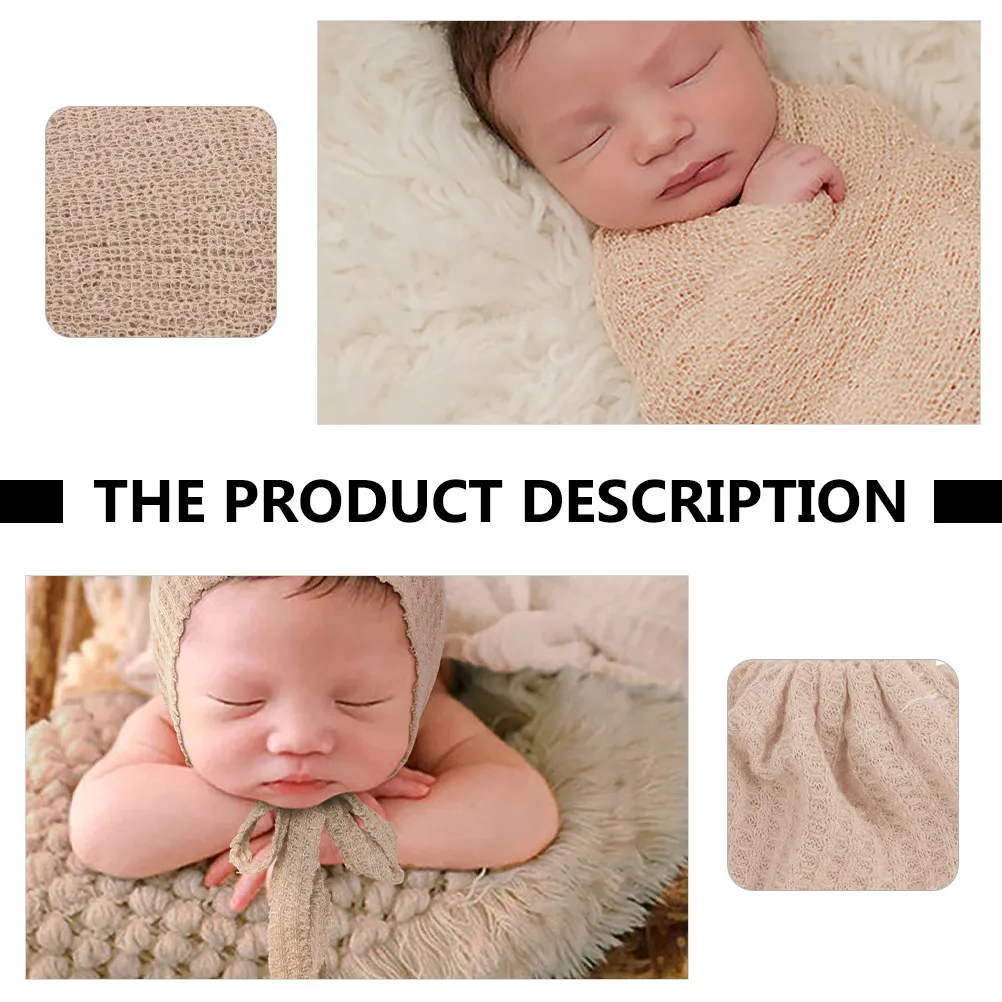 1Set Infant Photo Prop Set Soft Elastic Baby Swaddle Wrap and Hat for Photography Commemorative Keepsake Gift New Parents
1Set Infant Photo Prop Set Soft Elastic Baby Swaddle Wrap and Hat for Photography Commemorative Keepsake Gift New Parents