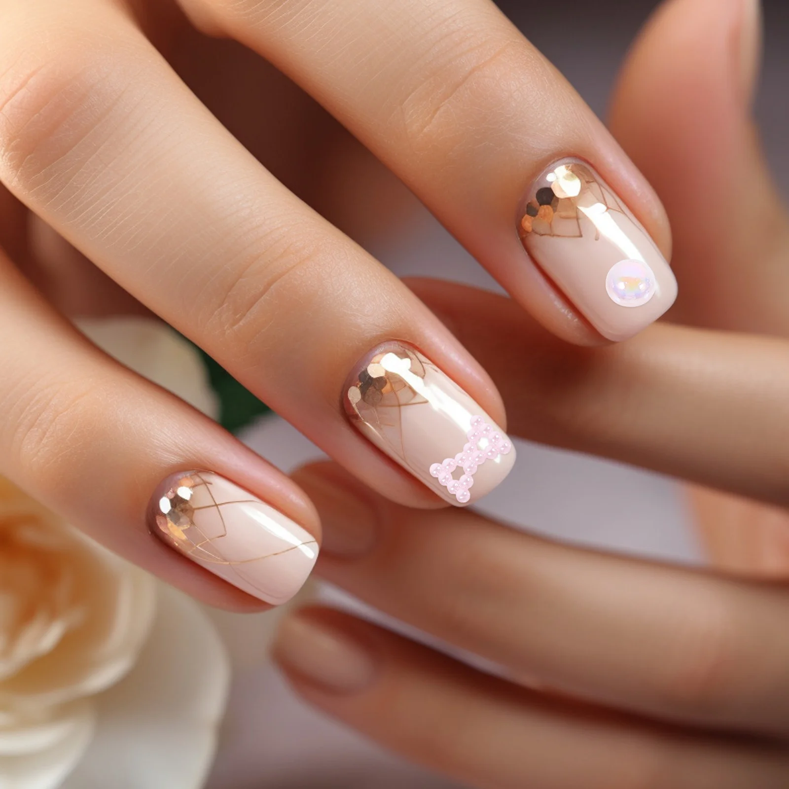 Nail Art Accessories Nail Charms Pack Sweet Charming Colors Easy Carry Party Wedding Manicure Decoration for Women Girls
Nail Art Accessories Nail Charms Pack Sweet Charming Colors Easy Carry Party Wedding Manicure Decoration for Women Girls