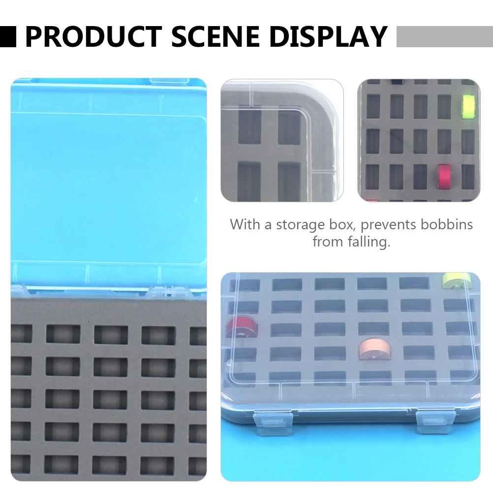 2 Pcs Plastic Bobbin Case Sponge Lightweight Portable Sewing Thread ganizer Storage Box for Bobbins Clear Window Container
2 Pcs Plastic Bobbin Case Sponge Lightweight Portable Sewing Thread ganizer Storage Box for Bobbins Clear Window Container