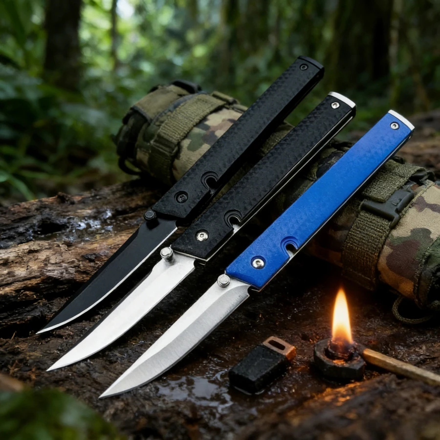 CR 7096 Multifunctional Portable Folding Knife 8Cr13Mov Blade Nylon Fiber Handle High Hardness Sharp Outdoor Camping Knife
CR 7096 Multifunctional Portable Folding Knife 8Cr13Mov Blade Nylon Fiber Handle High Hardness Sharp Outdoor Camping Knife