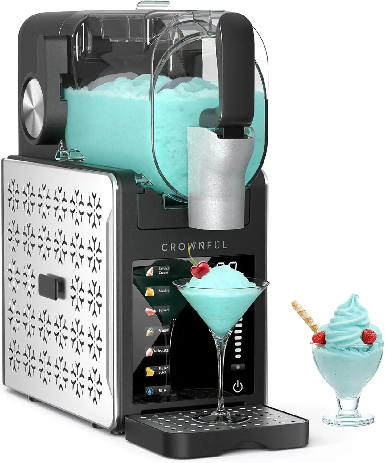 Slushie Machine for Home, 101oz (64oz Liquid Fill) Frozen Drink Maker, No Ice Needed, 6 Programs for Soft Serve, Frozen Margarit
Slushie Machine for Home, 101oz (64oz Liquid Fill) Frozen Drink Maker, No Ice Needed, 6 Programs for Soft Serve, Frozen Margarit